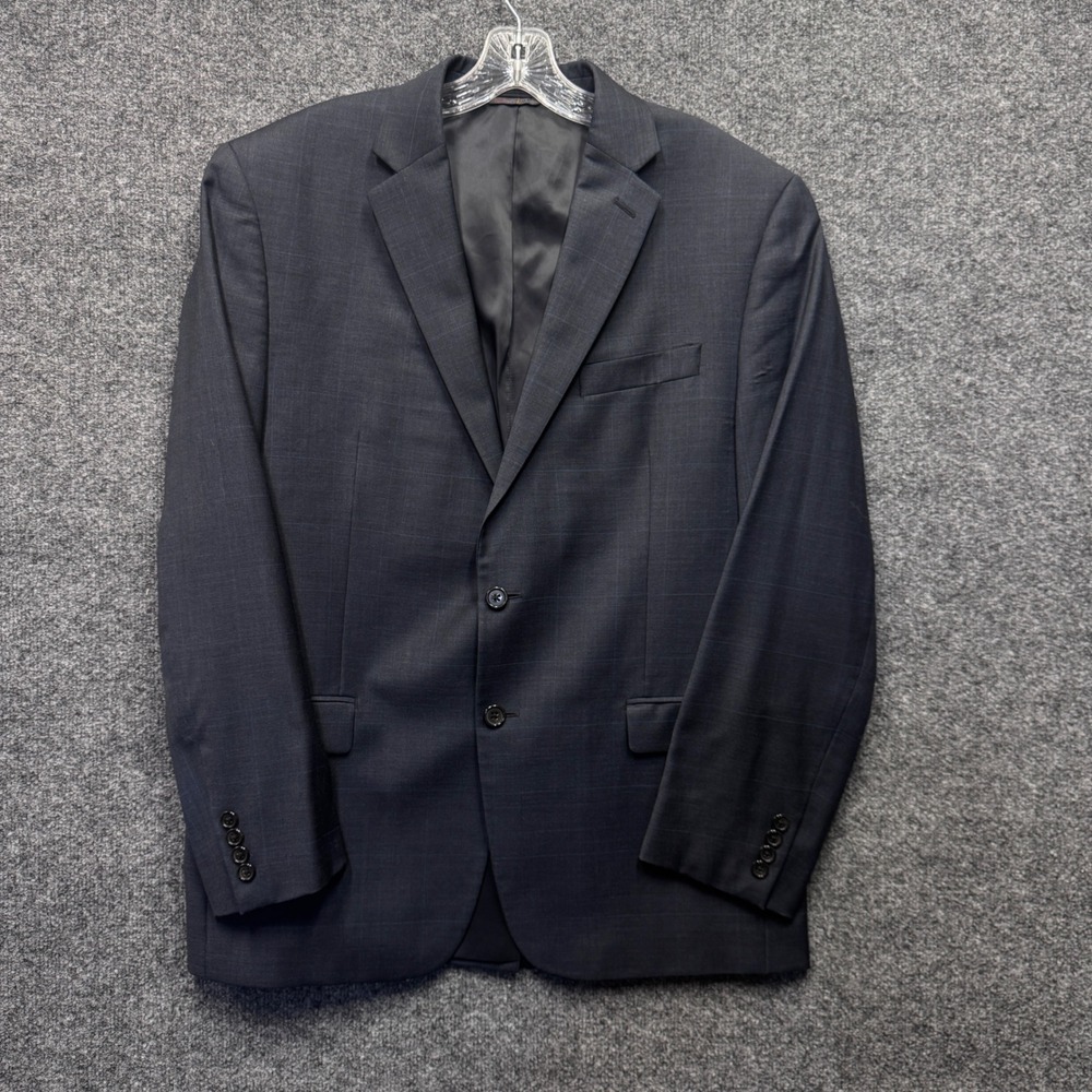 Lauren Ralph Lauren Blazer Men 42R Grey Glen Plaid Wool Suit Jacket Professional